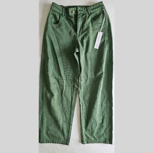 Young Fabulous & Broke Barrel Relaxed Cropped Highrise Soft Denim Pants